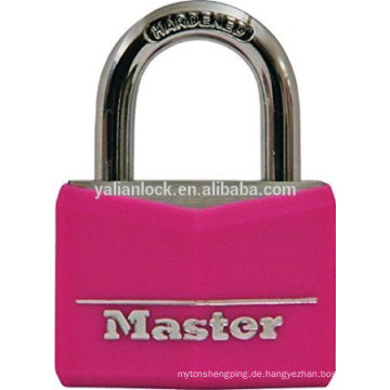 Neue Produkt Master Lock 146D Rosa rote Farbe Kunststoff überdachte Körper Aluminium Vorhängeschloss